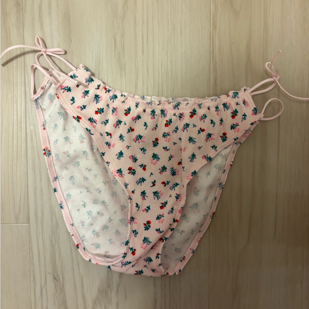 PINK Victoria's Secret Floral Panties